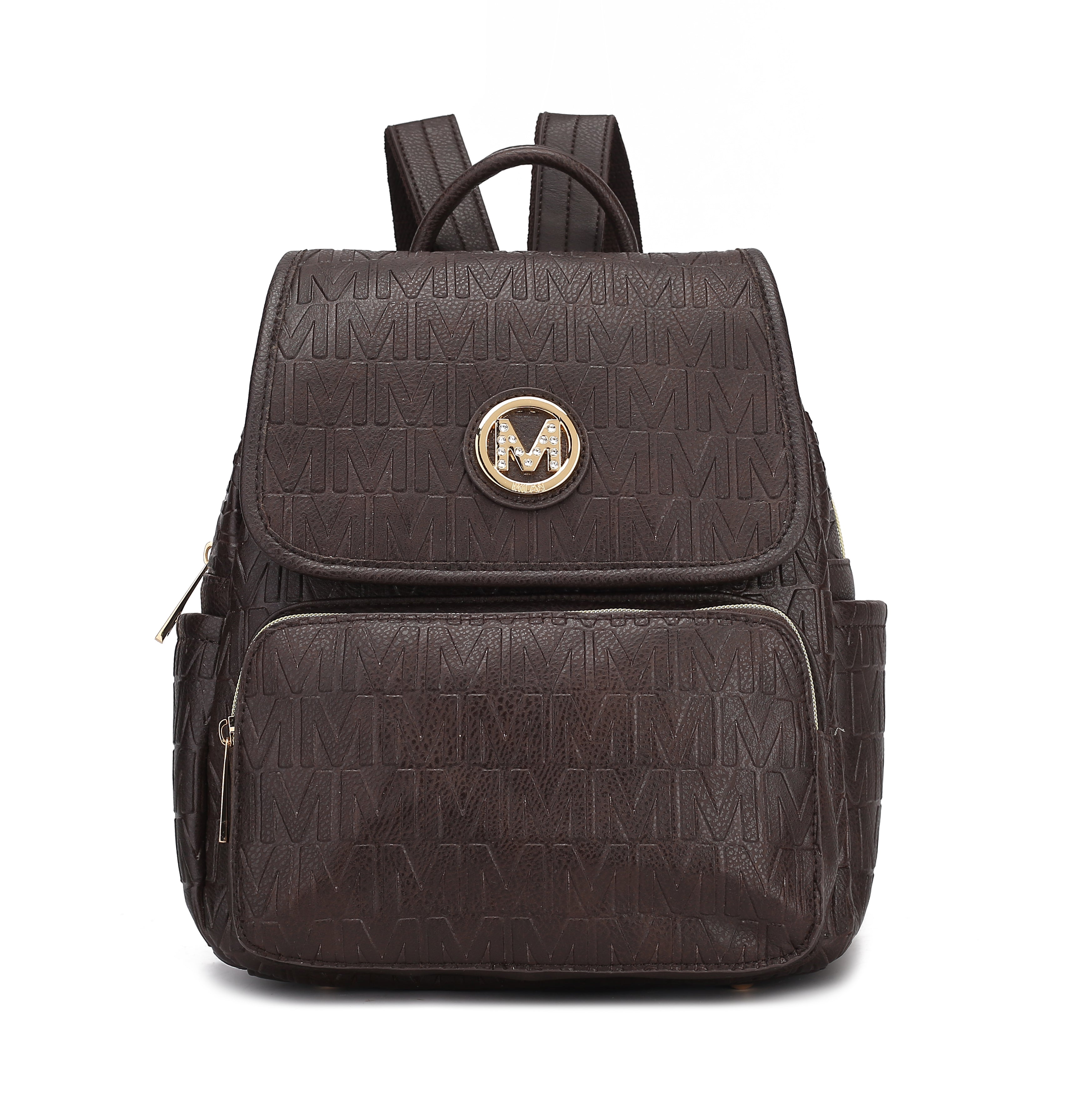  MKF Collection Samantha Signature Backpack - Beige - Bonton