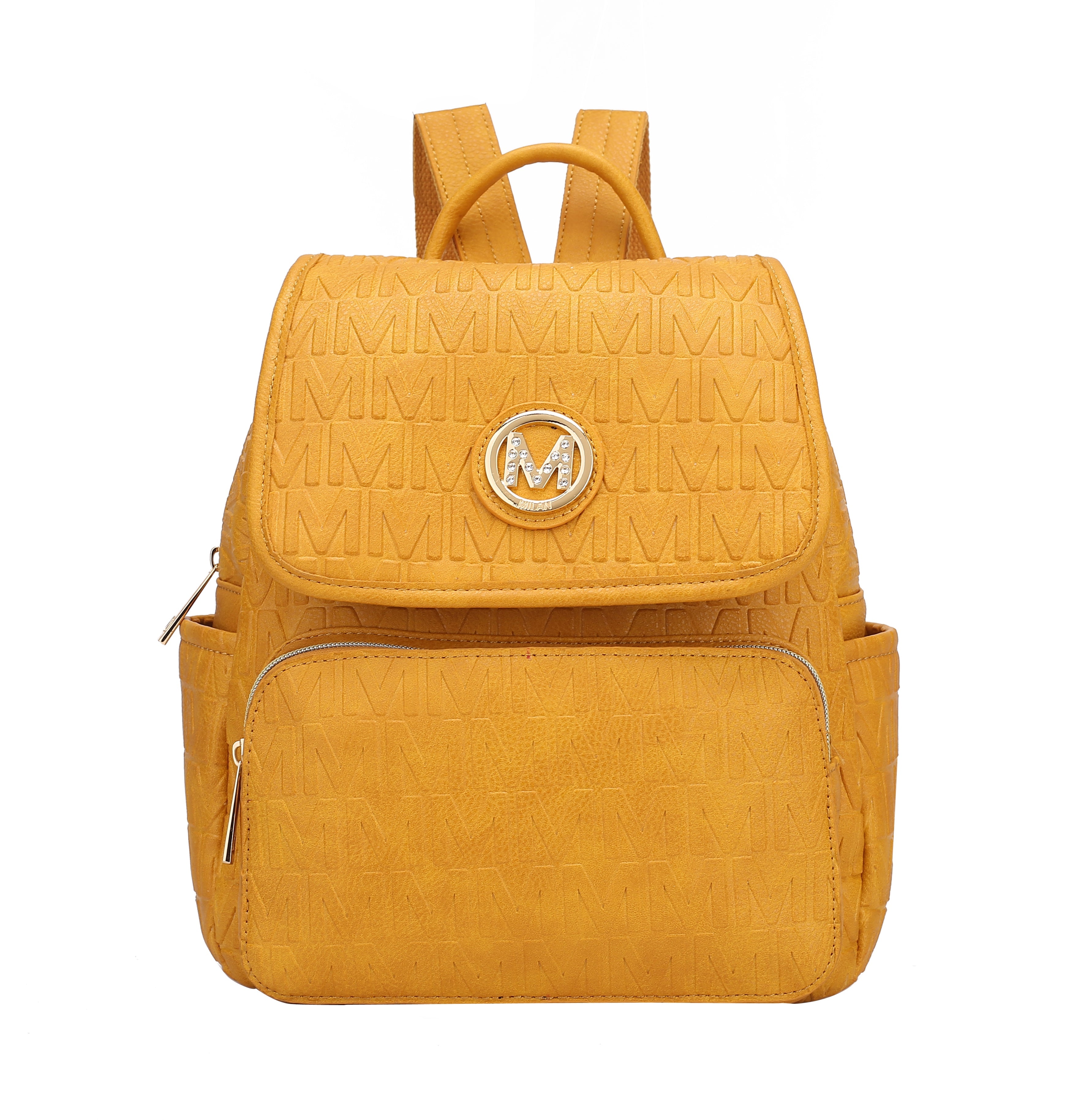  MKF Collection Samantha Signature Backpack - Beige - Bonton