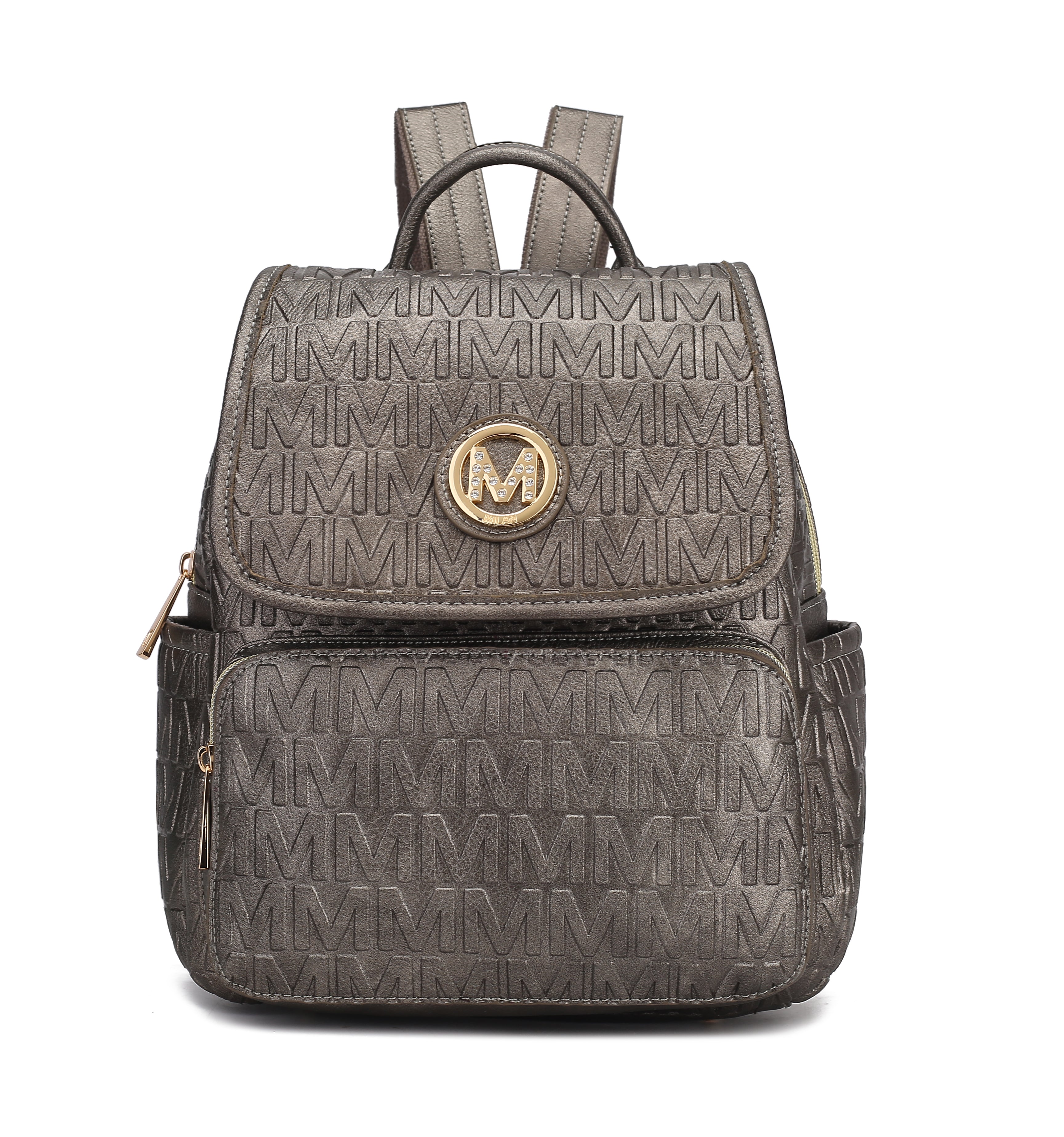  MKF Collection Samantha Signature Backpack - Beige - Bonton