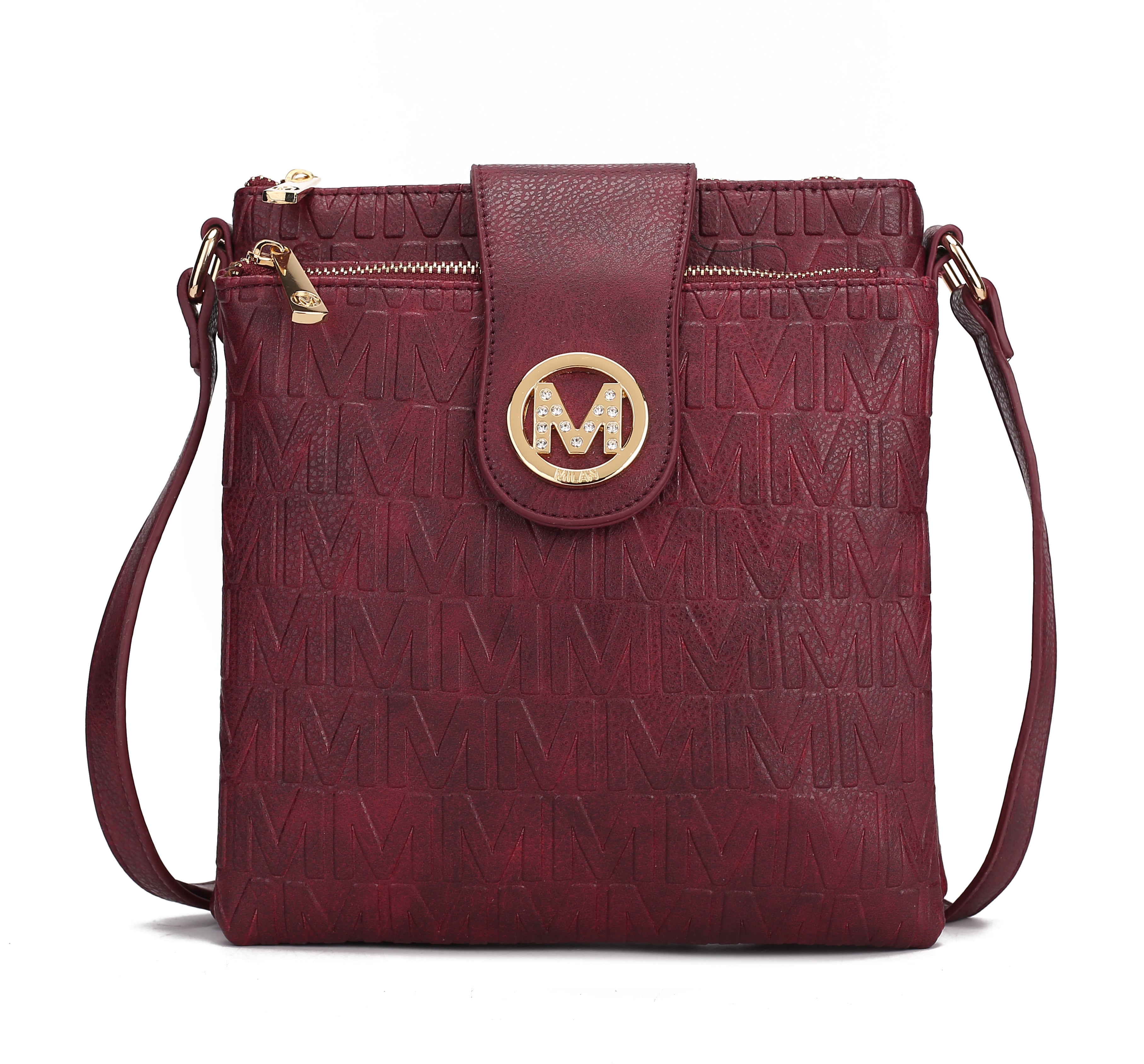  MKF Collection Sarah Signature Crossbody Bag - Beige - Bonton