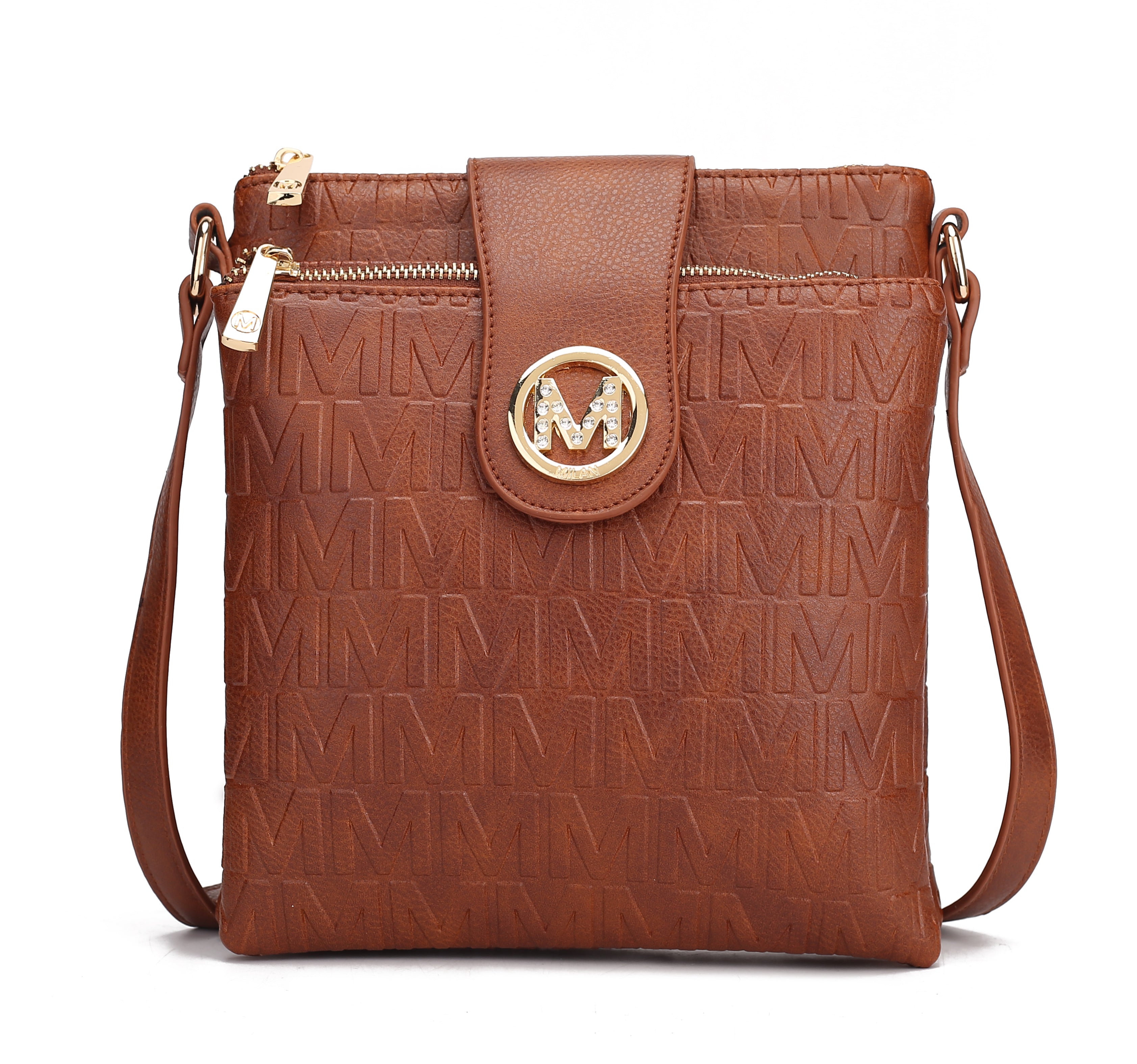  MKF Collection Sarah Signature Crossbody Bag - Beige - Bonton