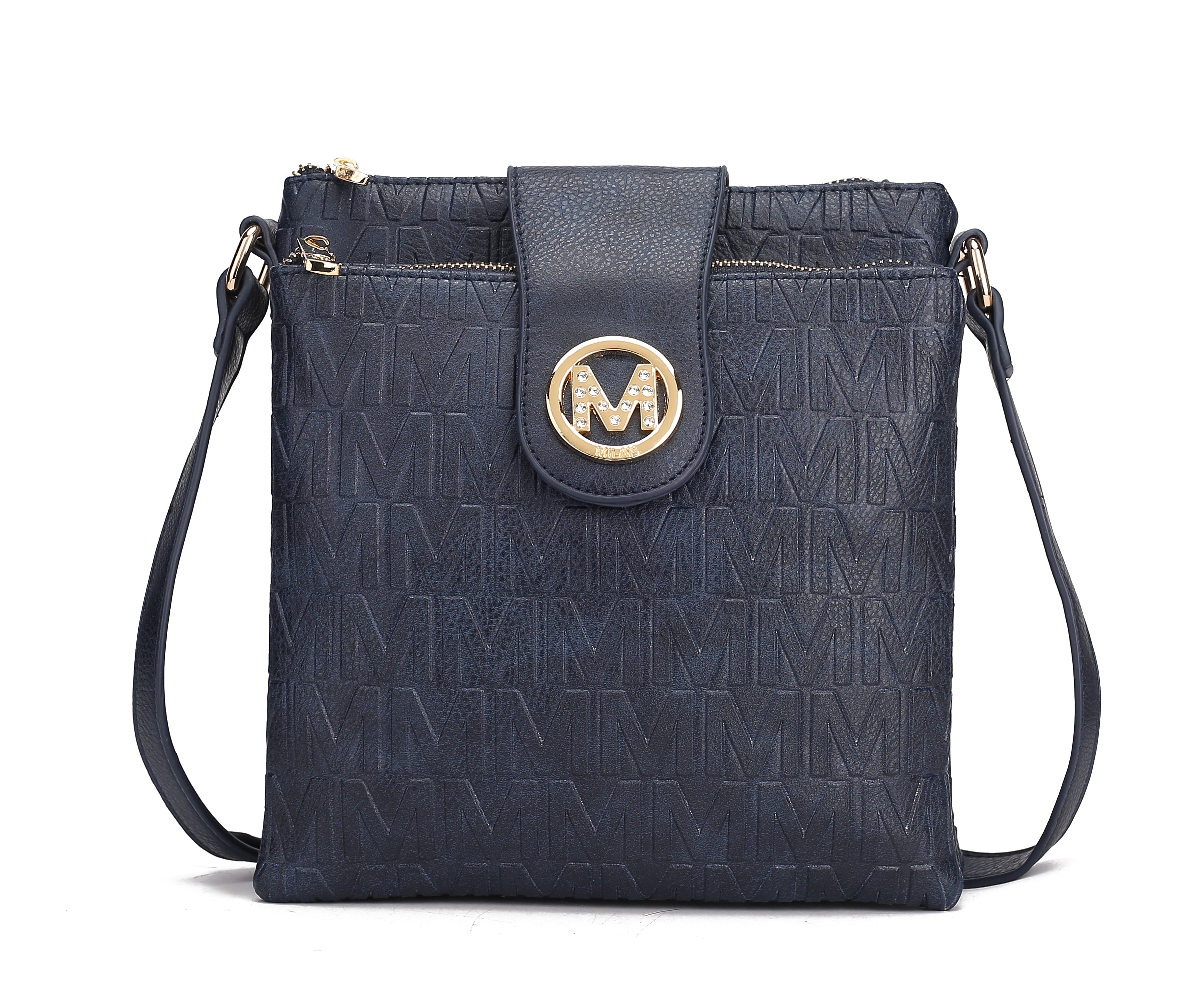 MKF Collection Sarah Signature Crossbody Bag - Beige - Bonton