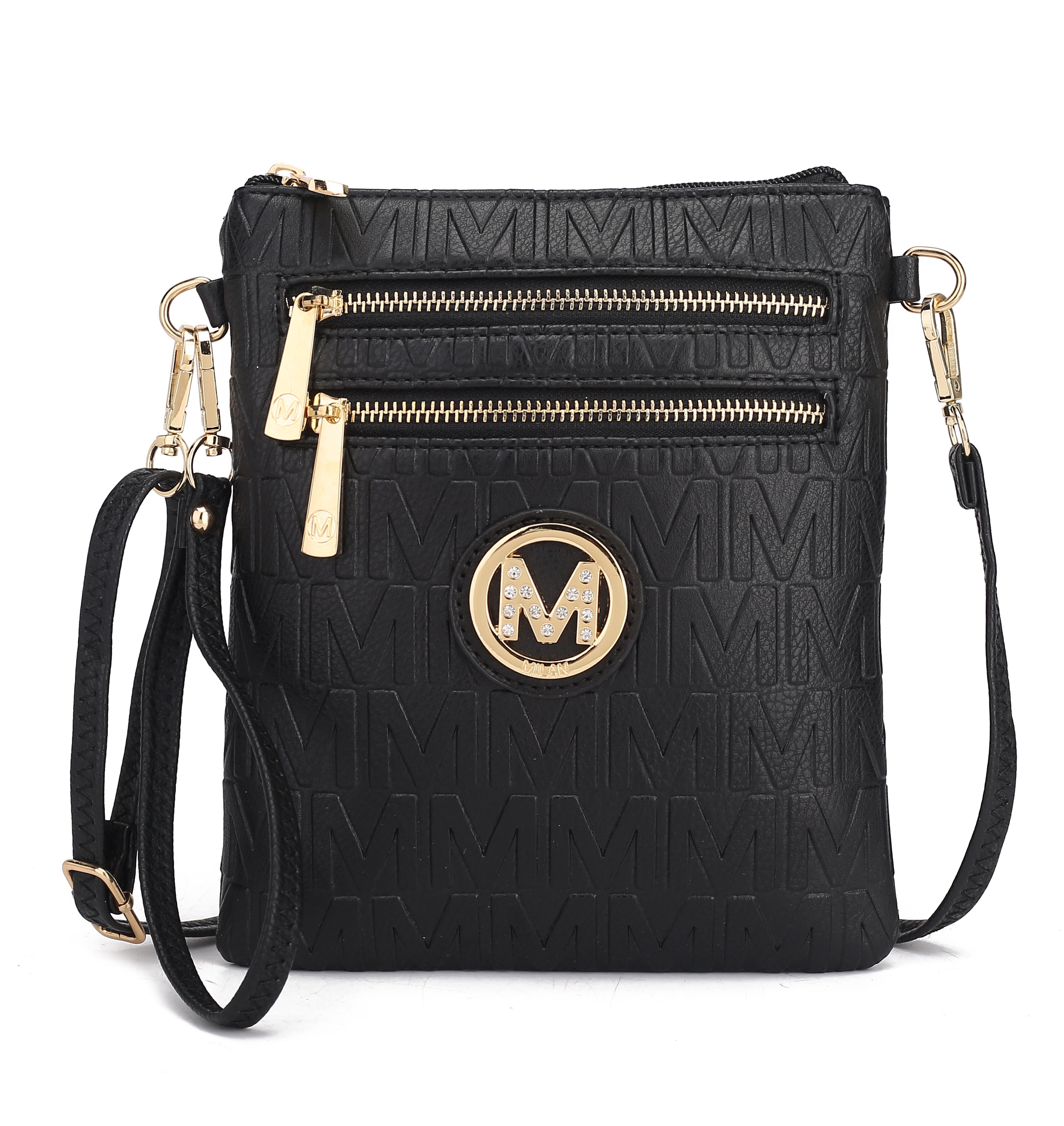  MKF Collection Scarlett Signature Crossbody Bag - Beige - Bonton