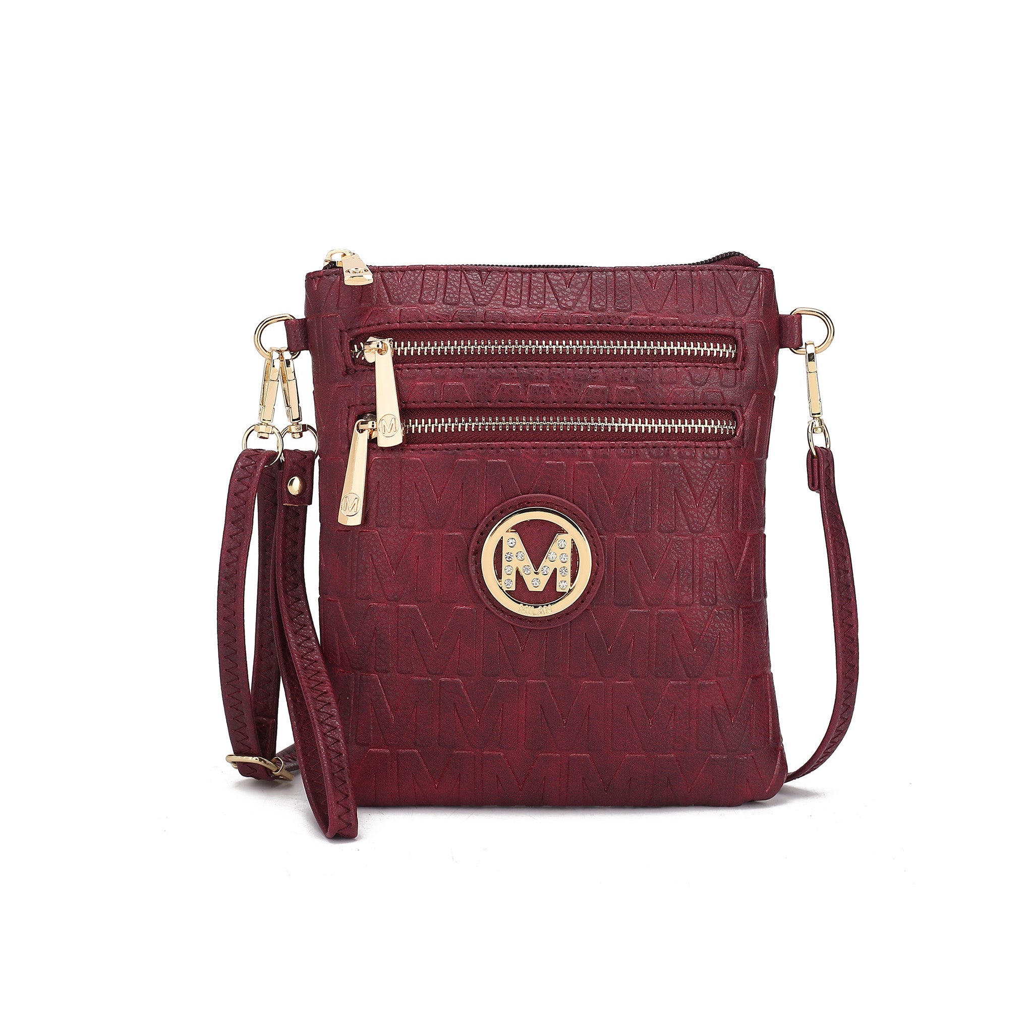  MKF Collection Scarlett Signature Crossbody Bag - Beige - Bonton