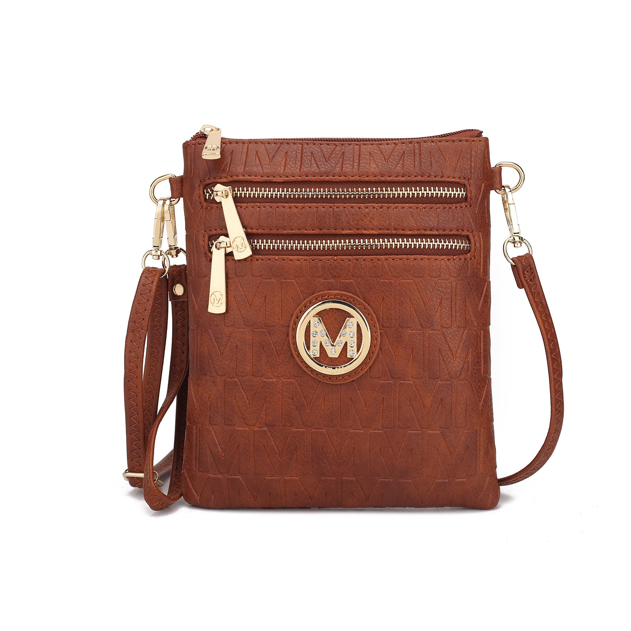  MKF Collection Scarlett Signature Crossbody Bag - Beige - Bonton