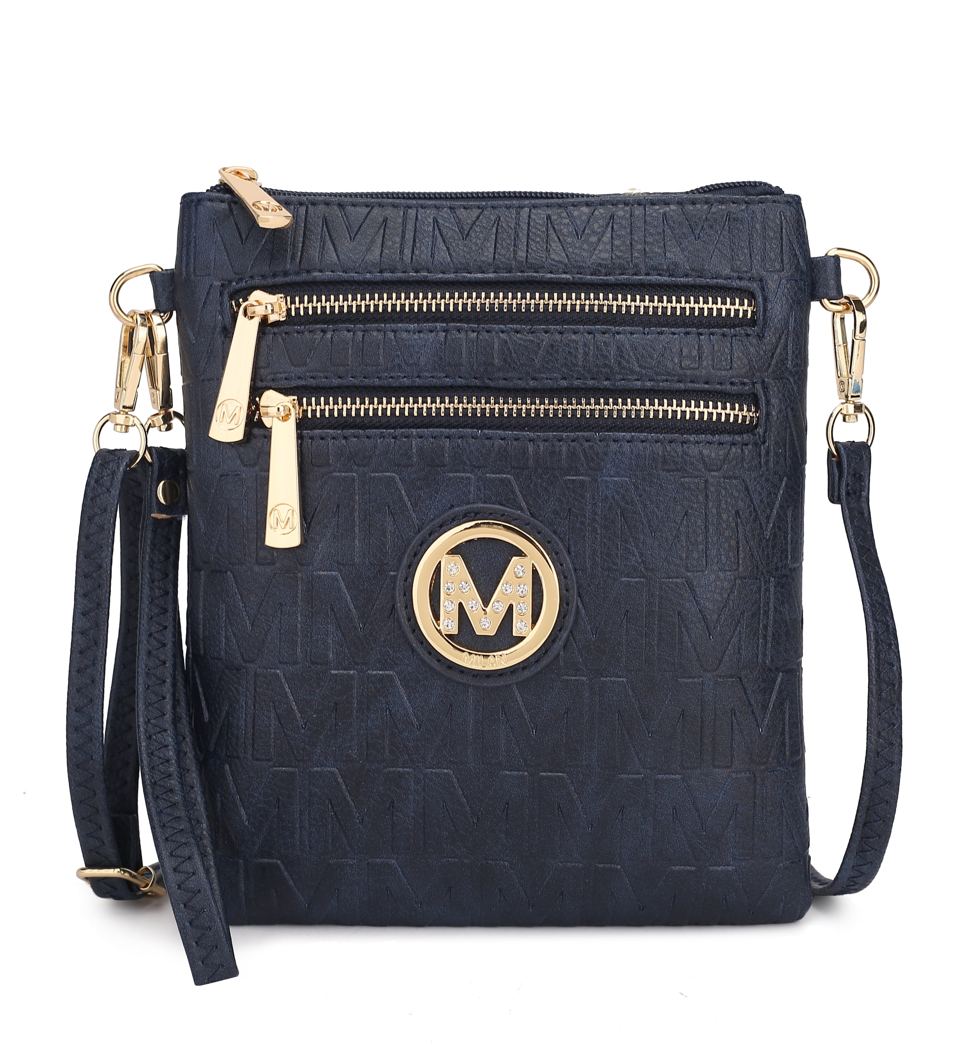  MKF Collection Scarlett Signature Crossbody Bag - Beige - Bonton