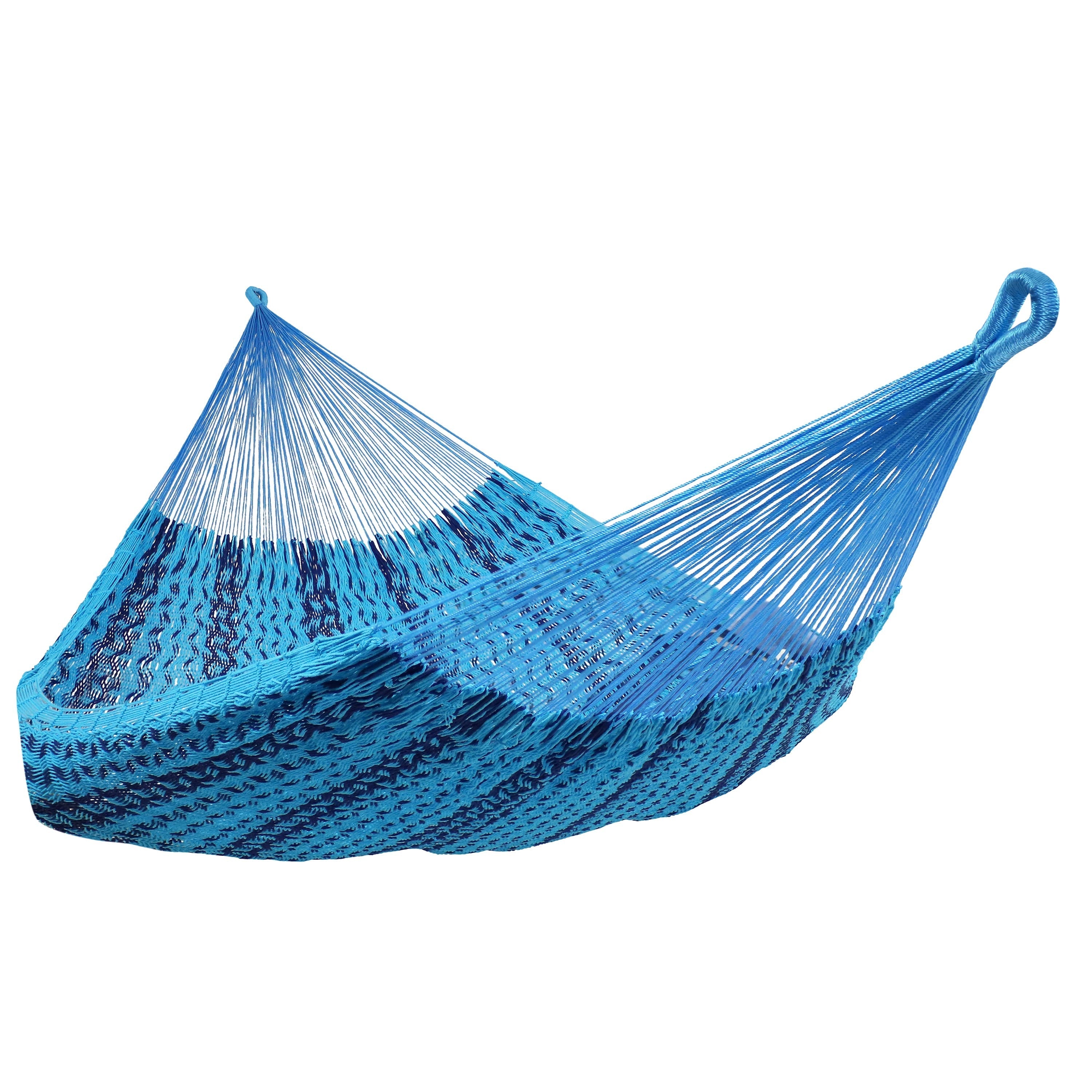  Sunnydaze Decor Heavy-Duty Handwoven XXL Mayan Family Hammock with Thick Cord - 625 lb Weight Capacity - Natural - Bonton