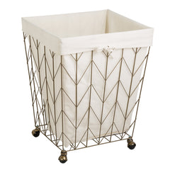 Chevron Wire Hamper