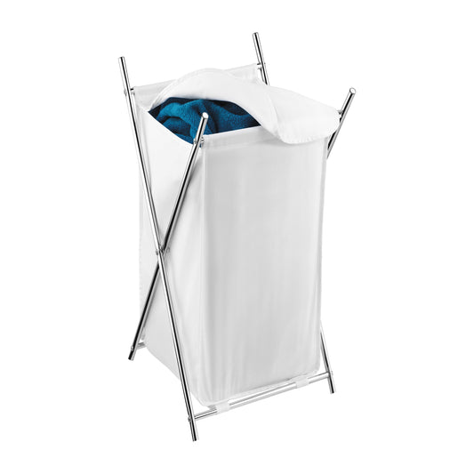 Chrome Folding Hamper