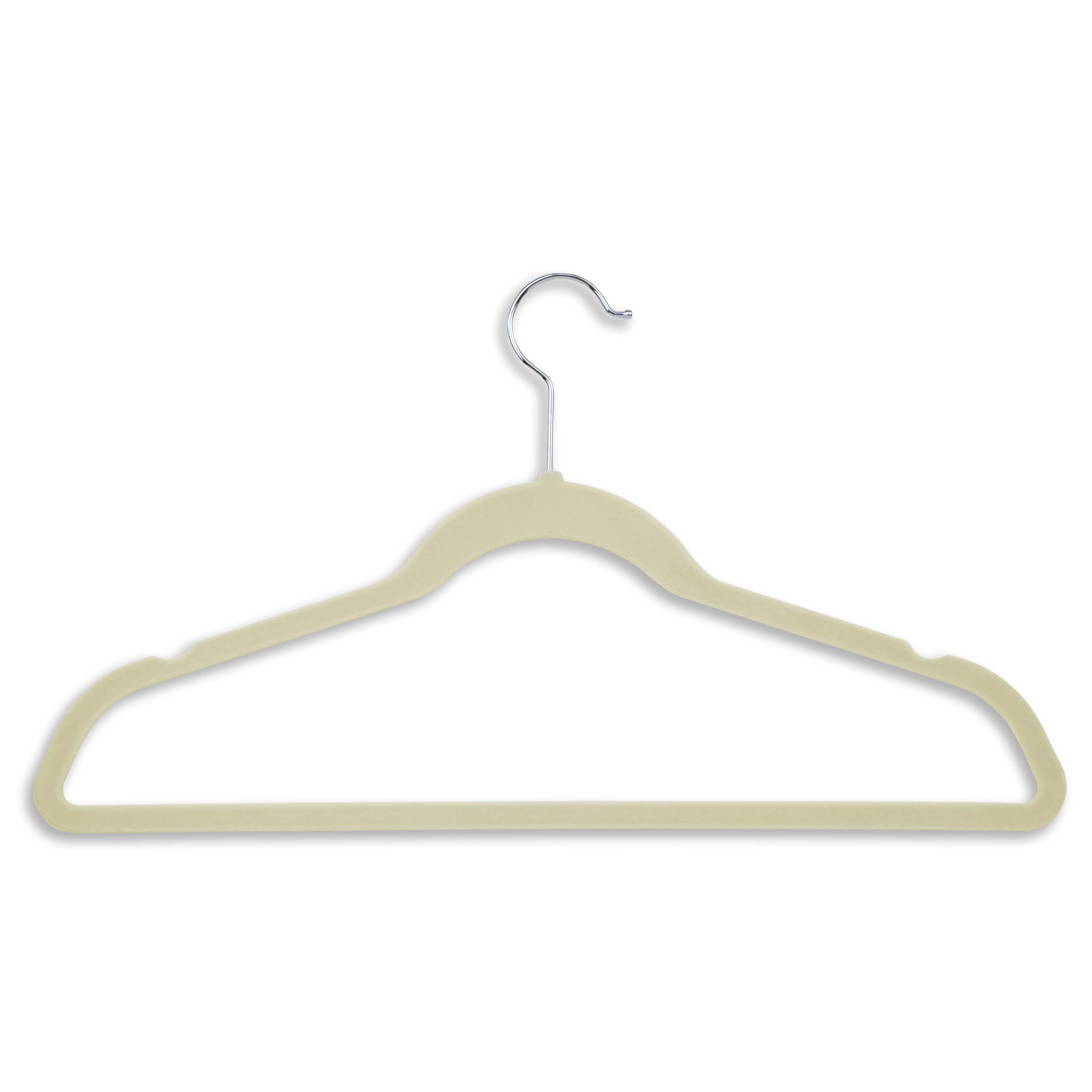  Honey-Can-Do Slim-Profile Non-Slip Velvet Hangers, 50-Pack - Black - Bonton