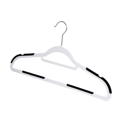 Rubber Grip No-Slip Plastic Hangers, 50-Pack