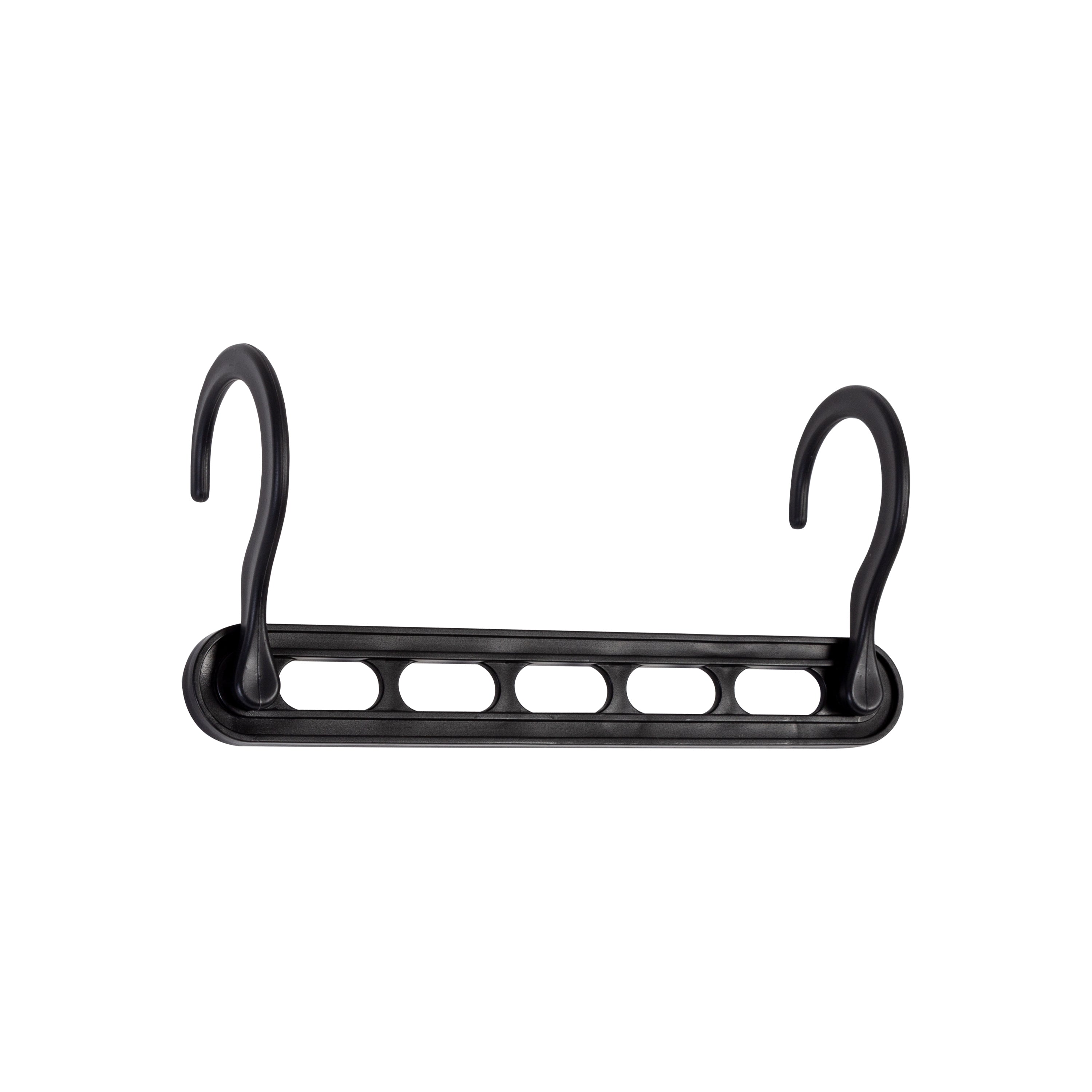  Honey-Can-Do Cascading Collapsible Plastic Hangers, 20-Pack - Black - Bonton