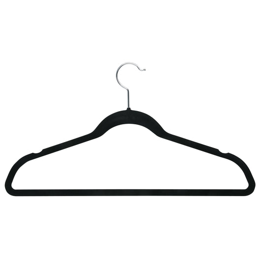 Set of 5 Collapsible Hangers and 50 Velvet Non-Slip Hangers