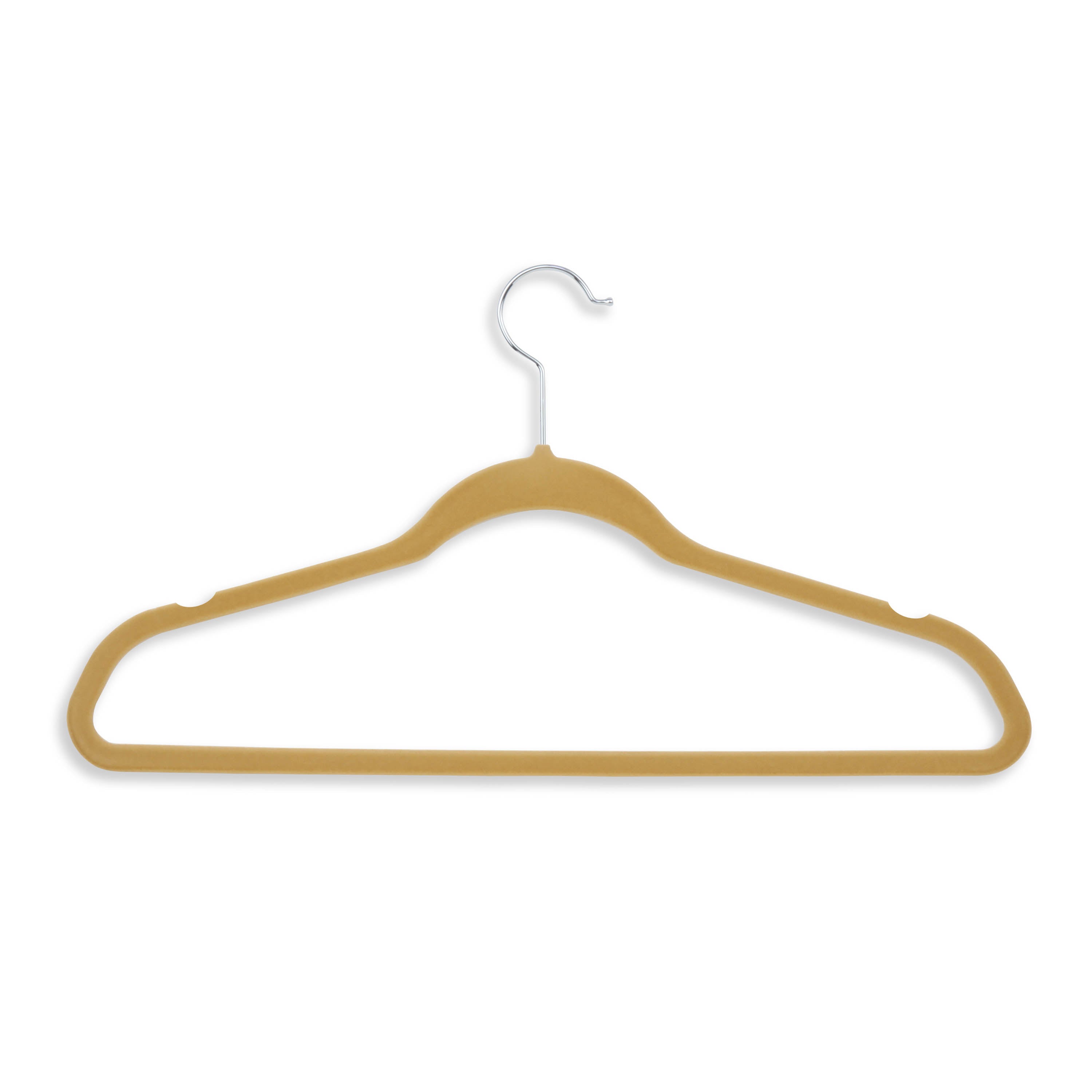  Honey-Can-Do Slim-Profile Non-Slip Velvet Hangers, 50-Pack - Black - Bonton