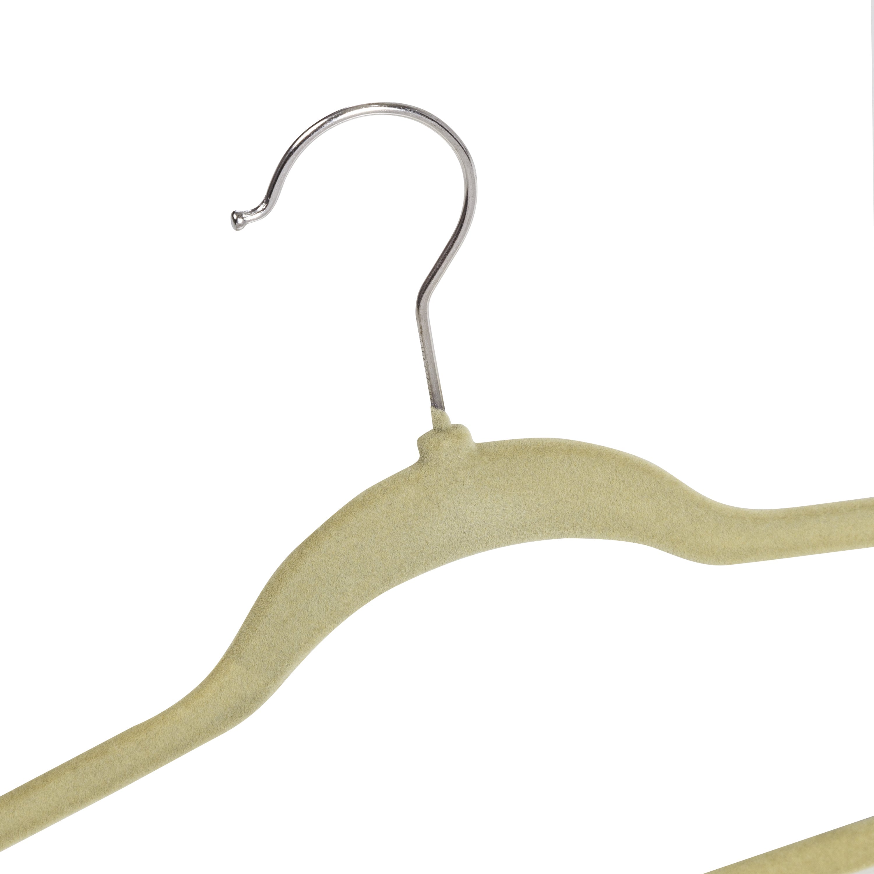  Honey-Can-Do Slim-Profile Non-Slip Velvet Hangers, 50-Pack - Black - Bonton