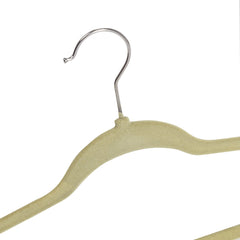 Slim-Profile Non-Slip Velvet Hangers, 50-Pack