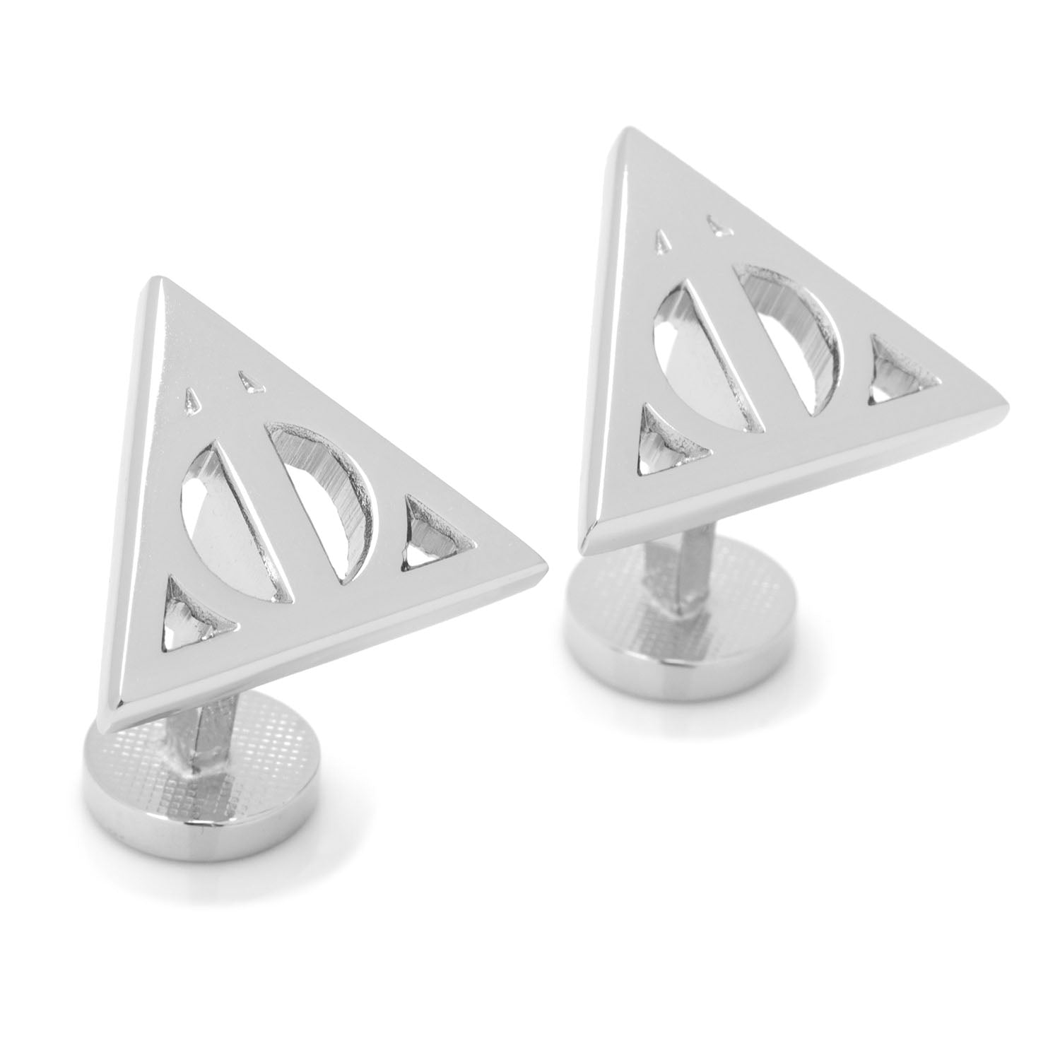  Cufflinks Silver Deathly Hallows Cufflinks - Default Title - Bonton