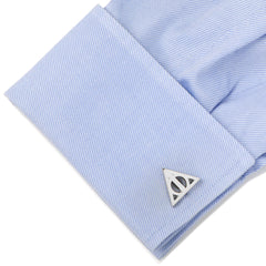 Silver Deathly Hallows Cufflinks