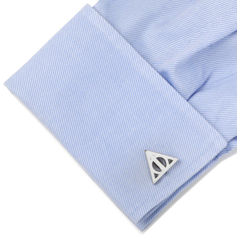 Silver Deathly Hallows Cufflinks