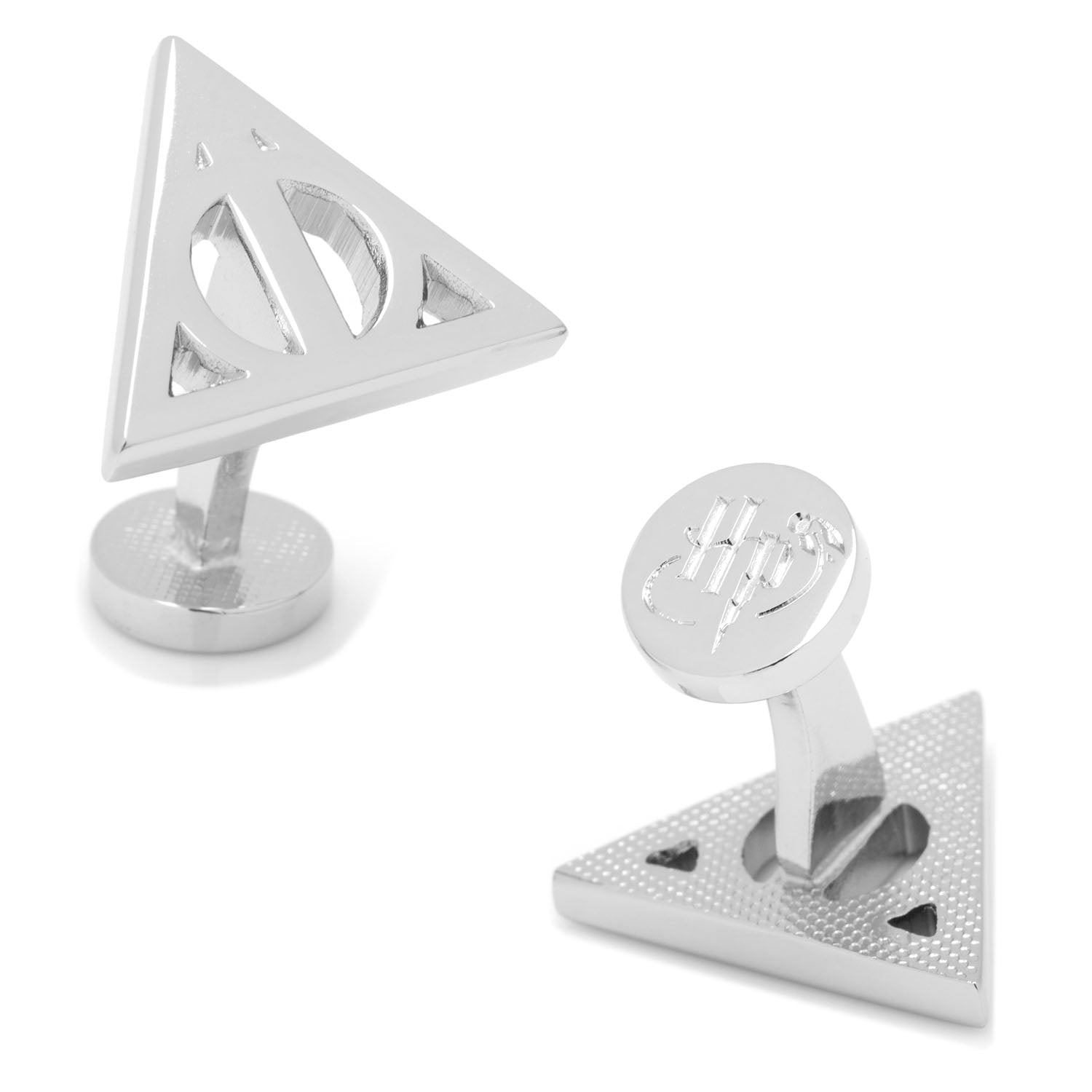  Cufflinks Silver Deathly Hallows Cufflinks - Default Title - Bonton