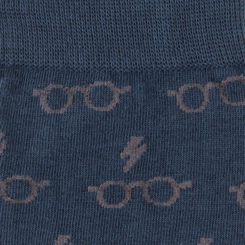 Harry Potter Glasses Navy Men's Socks