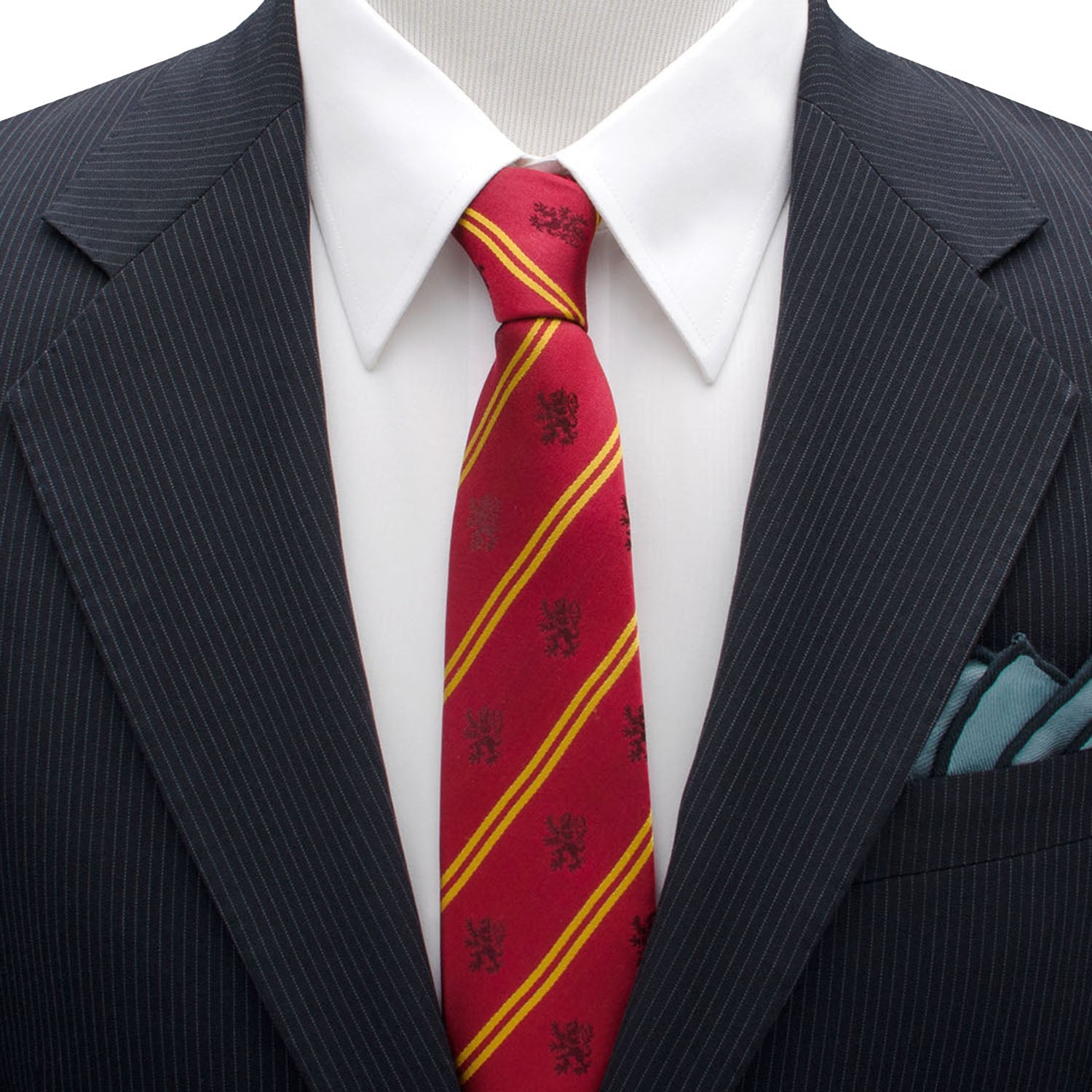  Cufflinks Gryffindor Pinstripe Tie - Default Title - Bonton