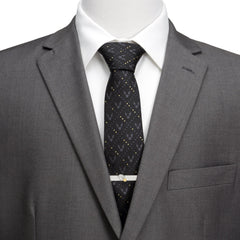 Golden Snitch Black Silk Men's Tie