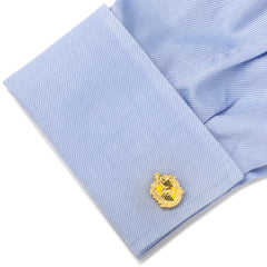 Hufflepuff Crest Cufflinks