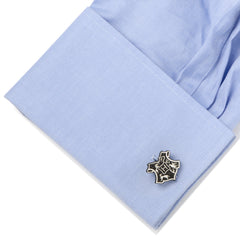 3D Hogwarts Crest Cufflinks