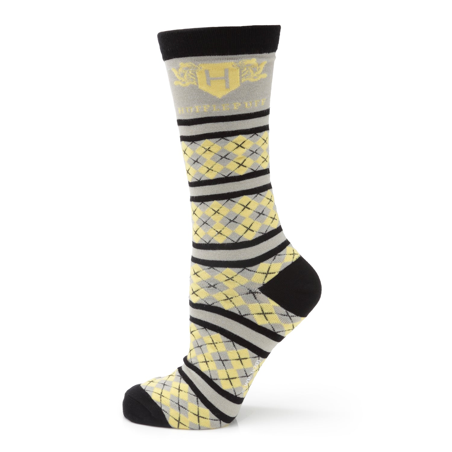  Cufflinks Harry Potter Hufflepuff Men's Sock - Default Title - Bonton