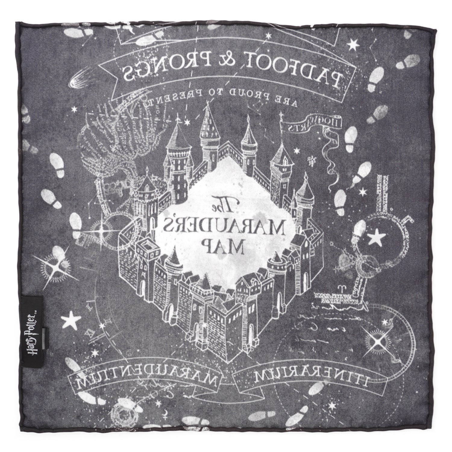  Cufflinks Marauder's Map Pocket Square - Default Title - Bonton