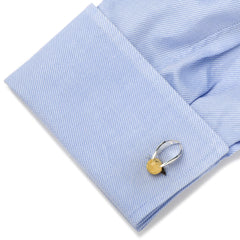 3D Golden Snitch Cufflinks