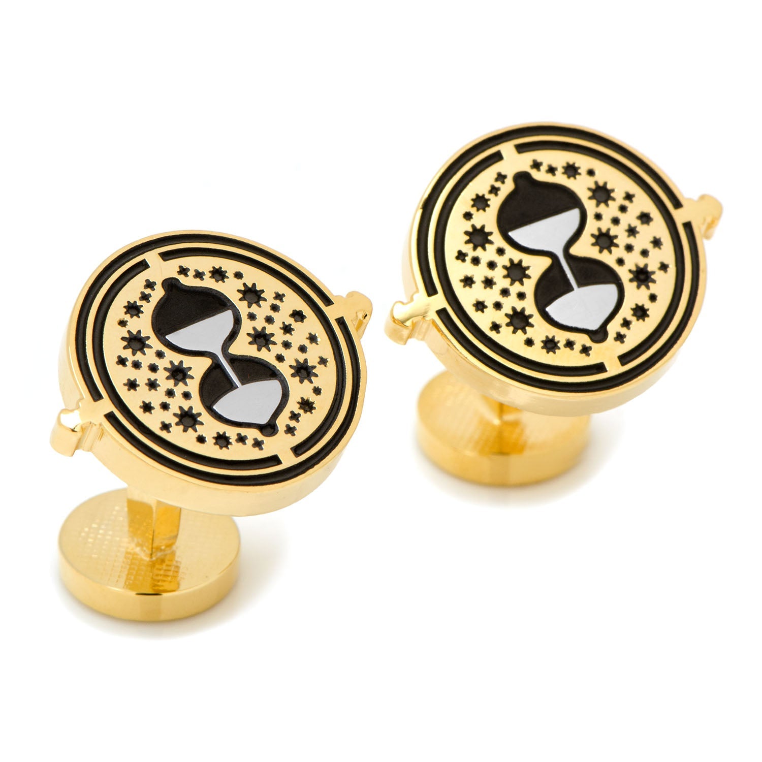  Cufflinks Hermione's Time Turner Cufflinks - Default Title - Bonton