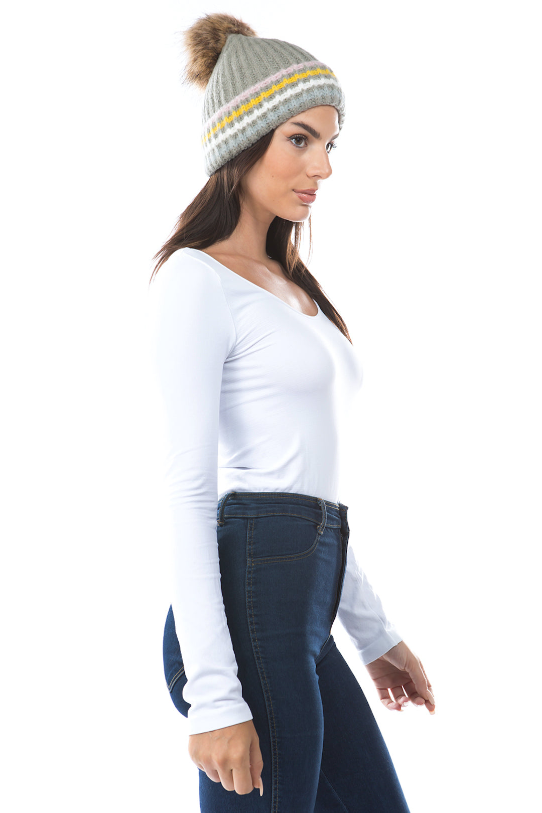  Marcus Adler The Everly Beanie - Blush - Bonton
