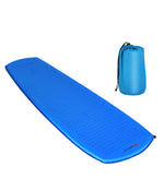 Inflatable Self Inflating Camping Sleeping Mattress With Carrying Bag Blue