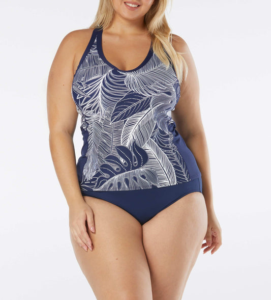 Ambition Fitted Cross Back Tankini Top