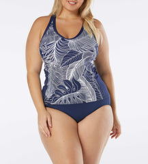 Ambition Fitted Cross Back Tankini Top