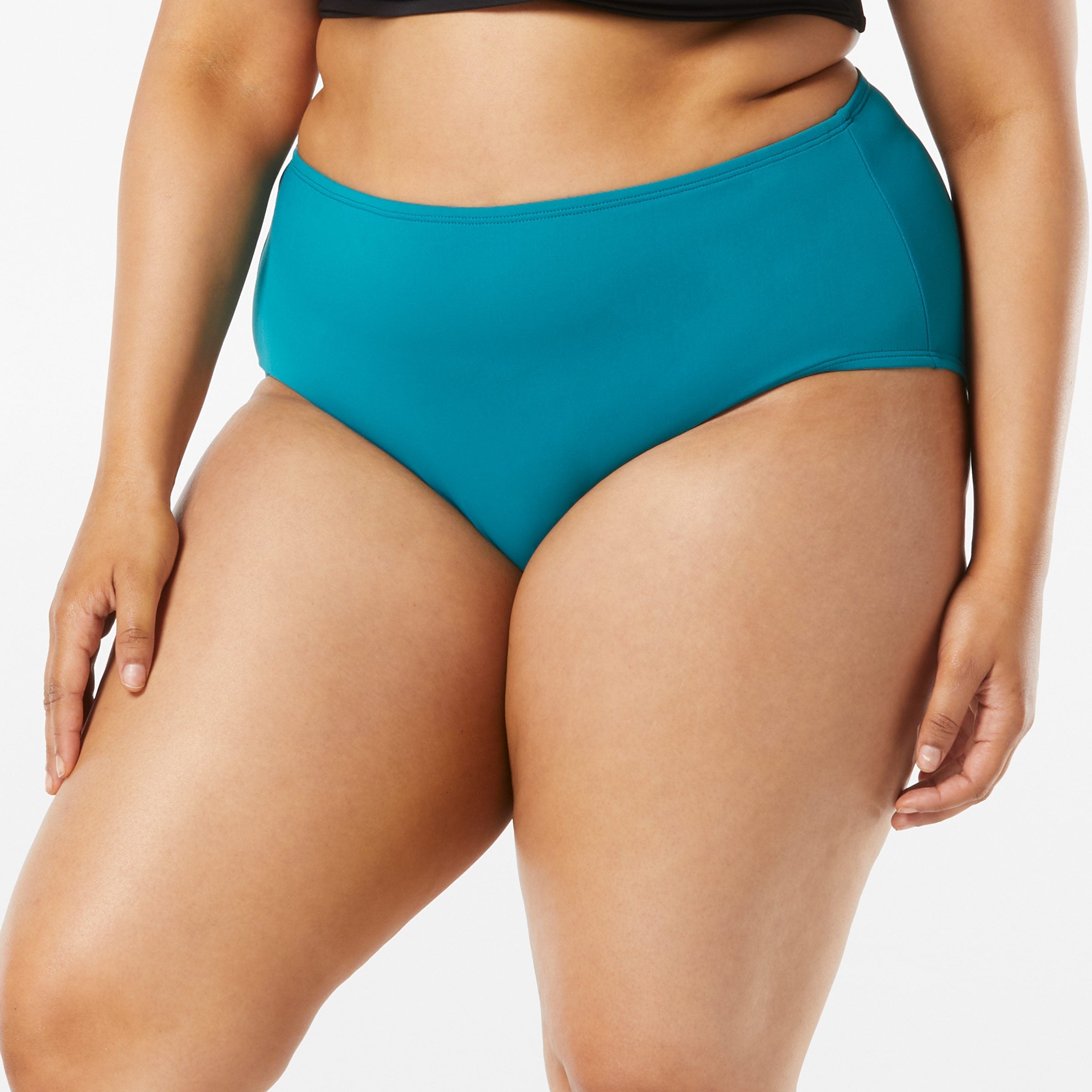  Beach House Chloe High Waisted Bikini Bottom - Sea Blue - Bonton