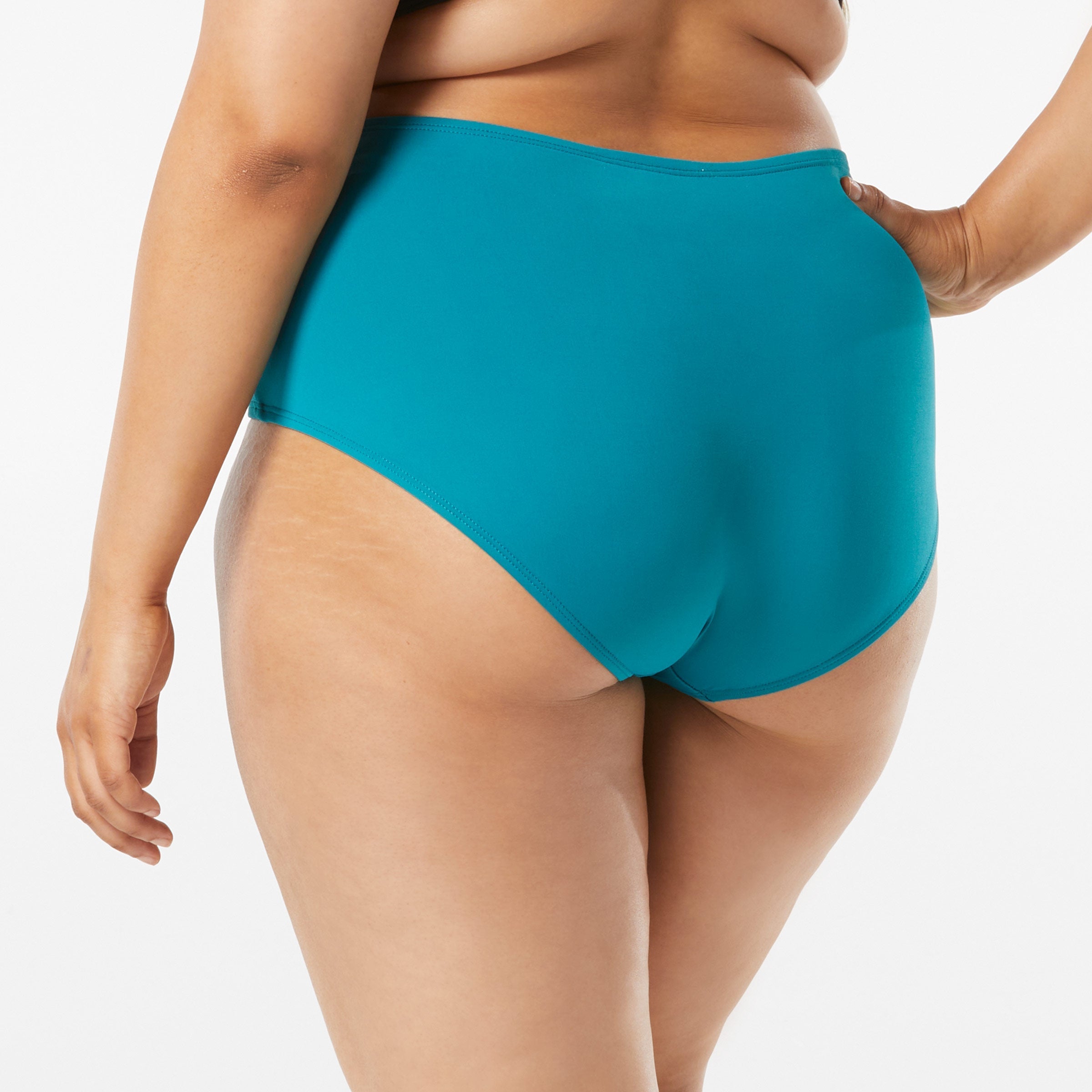  Beach House Chloe High Waisted Bikini Bottom - Sea Blue - Bonton