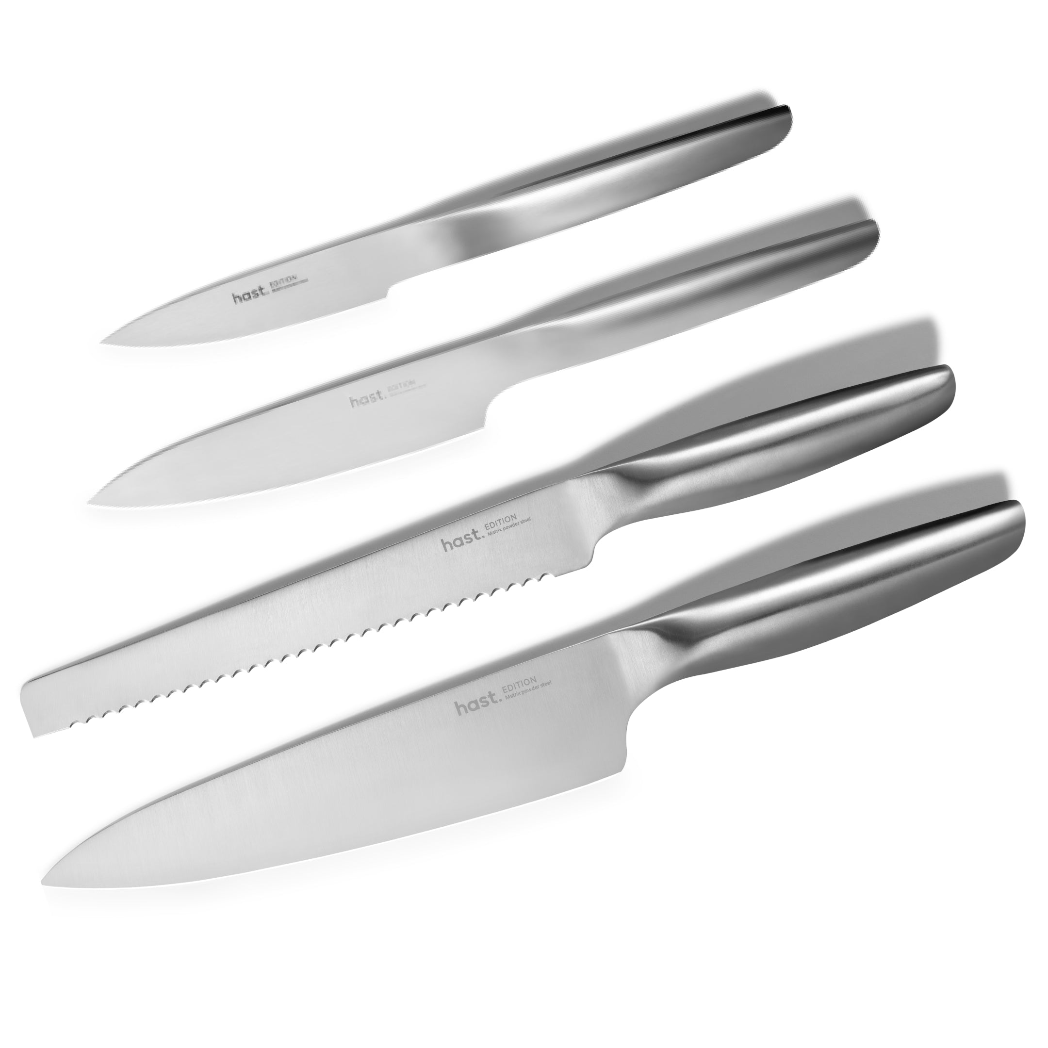  Hast 4P Modern Knife Set by Hast | Edition Series by Hast - Absolute Glossy - Bonton