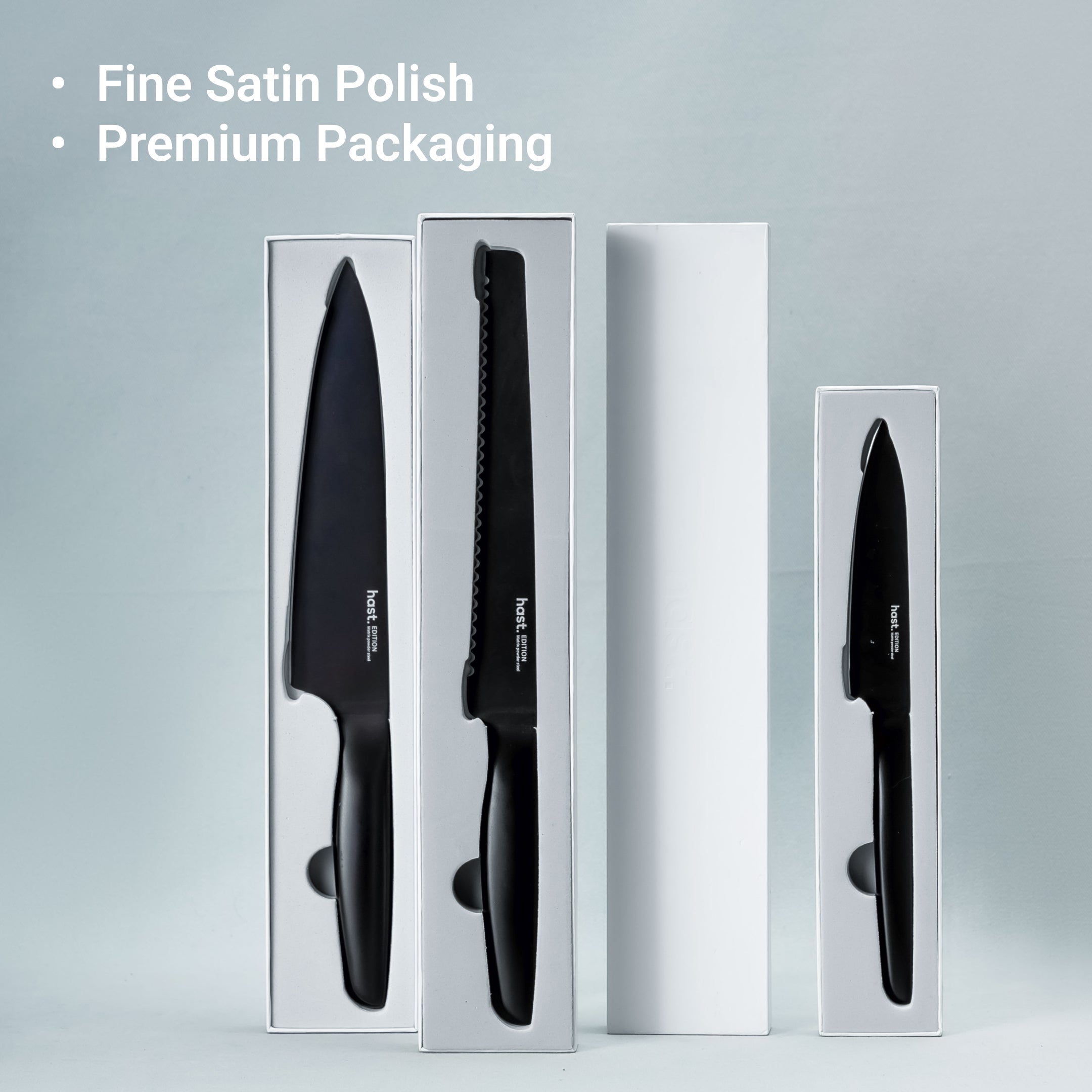  Hast 4P Modern Knife Set by Hast | Edition Series by Hast - Absolute Glossy - Bonton