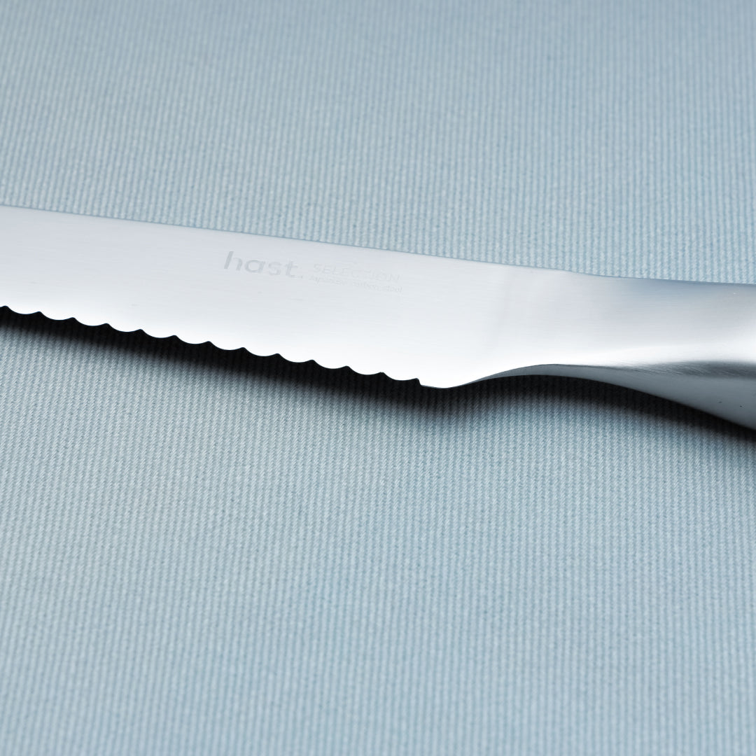  Hast Hast Selection Series Design Bread Knife by Hast - Matte Silver - Bonton