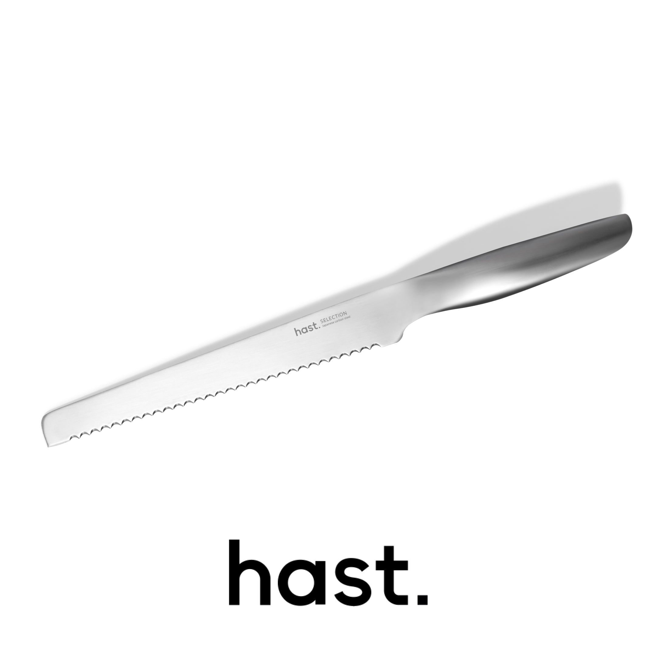  Hast Hast Selection Series Design Bread Knife by Hast - Matte Silver - Bonton