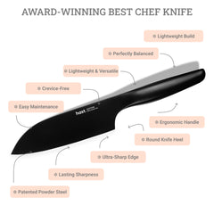 Hast Edition Series Japanese Santoku Knife by Hast
