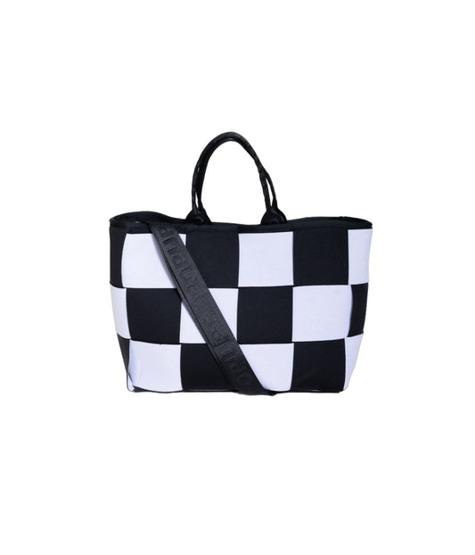 Icon Tote Black And White