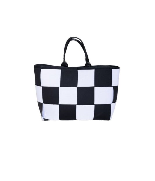 Icon Tote Black And White