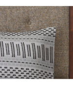 Rhea Cotton Jacquard Comforter Mini Set Grey/Black