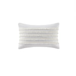 Daria Cotton Oblong Pillow Ivory