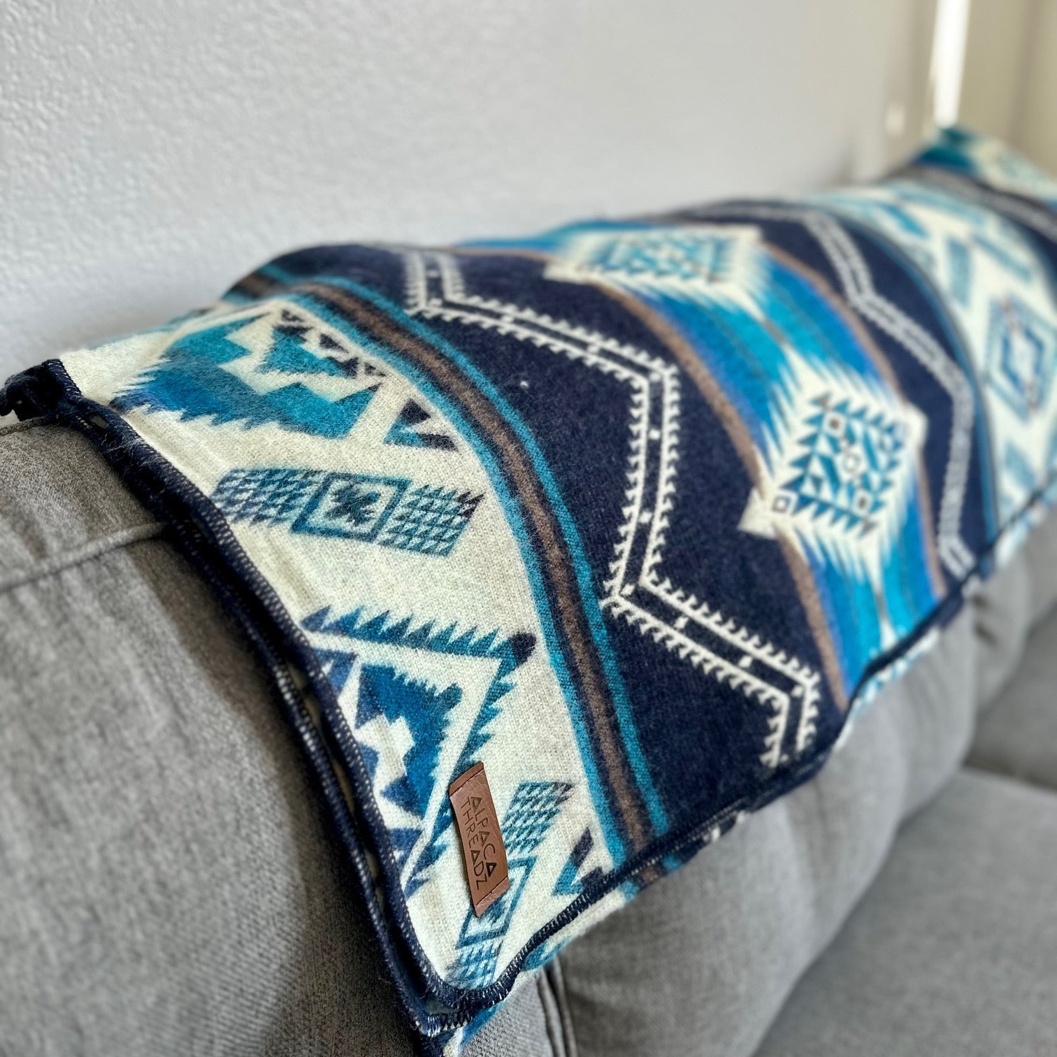  Alpaca Threadz Andean Alpaca Wool Blanket - Cobalt Blue by Alpaca Threadz - Default Title - Bonton