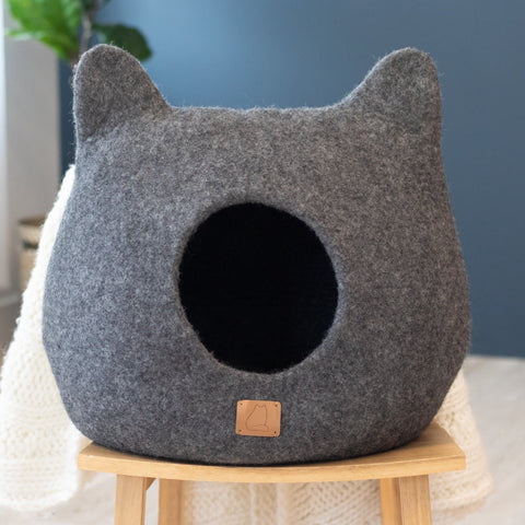 Stone Gray | Ear Style Cave by Fuzzy Cove